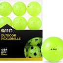 A11N S40 Outdoor Pickleball Balls- USA Pickleball Approved for Tournament Play, 3/6/12/50-Pack, Neon Green/Fuchsia/Tangerine