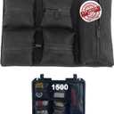 LAFENLIN UPGRADED Lid Organizer for Pelican 1500 Case [Max Space, Secure Gear] - 5-Pocket Mesh Panel for Photographers, Divers & Tactical Pros, Includes Screws & Hook and Loop, No More Loose Tools