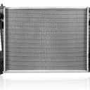 Engine Coolant Radiator, Fit for Dodge Ram 1500 2004-2008 3.7L 4.7L, 2003 V8 5.7L, 2002 5.9L, Ram 2500 2004-2008 4.7L, 2003 5.7L, Ram 3500 2003 5.7L, Automatic Transmission, OE CU2480, 2480