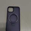 CACOE Magnetic Case for iPhone 13/14 6.1 inch with 360 Rotatable Ring Stand, Compatible with MagSafe Car Phone Mount, Cases Cover Phone Holder for Desk Meeting/Videos Dark Blue