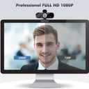 Gohero Full HD 1080P Video Webcam, Noise Cancellation, Privacy Cover, Wide-Angle Lens, Auto Light Correction, Plug & Play USB Webcam for Laptop, Desktop, PC, Mac, Zoom, Skype Pro Series