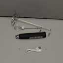 Milk Frother Handheld with Stand, Electric Whisk 3 Speed Adjustable, Drink Mixer with Stainless 3 Whisk, Rechargeable Hand Frother Wand, Foam Maker for Latte Cappuccino Hot Chocolate Egg Black