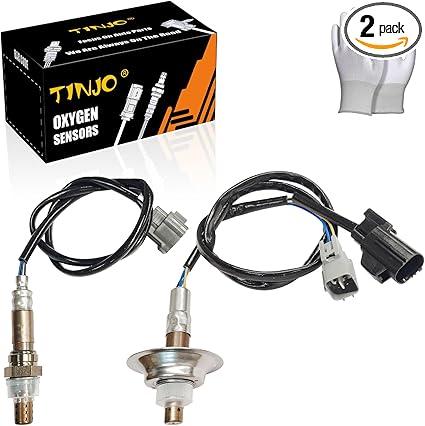 TINJO O2 Oxygen Sensor Upstream & Downstream Compatible with Mazda CX7 2.3L 2007 2008 2009, Oxygen O2 Sensor for Mazda CX7 2.3L 20072009 Replace OE 2345012 2344044