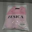 ZESICA Women's Long Sleeve Shirts 2026 Spring Fashion Square Neck Slim Fit Basic Going Out Tops Trendy Outfits L