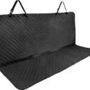 Lusso Gear Car Seat Protector for Baby Car Seat (Bench Seat Cover) - Waterproof - Thick Padding - Protects Fabric or Leather Seats (Black)