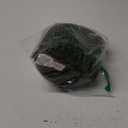 RESARE Waffle Bath Mat for Bathroom, Super Absorbent Bathroom Rugs Non Slip Machine Washable, Ultra Soft Quick Dry Boho Bath Rugs with Tassels for Floor, Upgraded Bordered Design, 17"x24" Green