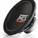 MTX TN10-04 10-Inch Single 4-OHM Subwoofer 150-Watt RMS Black