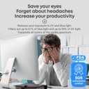 VINTEZ Blue Light Screen Protector for 17, 17.1, 18.1, 19 Inch Computer Monitor and Laptop Anti-UV Blue Light Blocking Film for Desktop PC, Eye Protection Filter, 15.3" x 12.6", 1 Pack