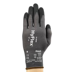 Ansell HyFlex 11841 Grey Nitrile Coated Safety Work Glove Vend Pack Size 12 144 Pairs
