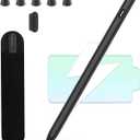 Stylus Pen for iPad 9th 10th 11th Generation with Palm Rejection, Fast Charging Pencil for iPad A16/10/9/8/7/6, for Air 5/4/3/M3, for Pro 11/12.9"(2018-2022), Mini 5/6 (Black)