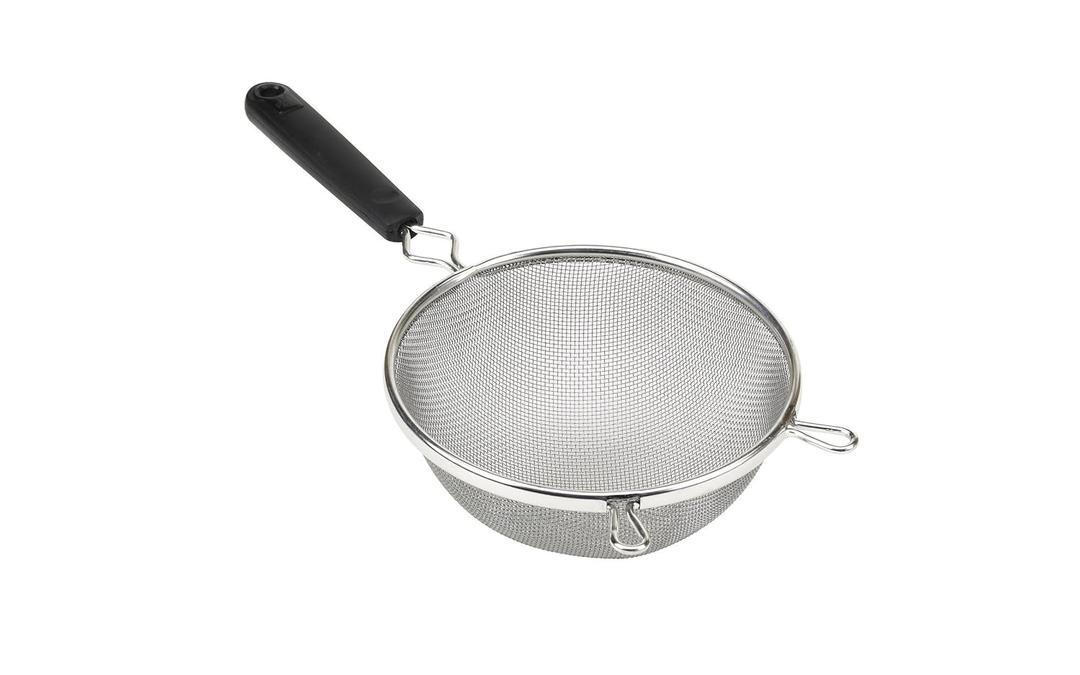 GoodCook Everyday 6 Inch Fine Mesh Strainer with Stainless Steel Frame (Medium)