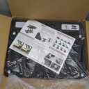 Footrest for Under Desk at Work,Height Adjustable Footrest with Massage Roller and Soft Pad,Foldable, Ergonomic fits Office,Home,Travel,Gaming,Sturdy Metal Frame,All-Season Use(Black)