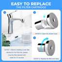 Multi-Stage Shower Filter Replacement Compatible with jolie shower head filter replacement,2 Pack
