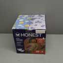 The Honest Company Comfort Dry Disposable Overnight Diapers for Sensitive Skin, Hypoallergenic, Baby Cozy Cloud and Star Signs Design Club Box Size 4 (2237 lbs) 48 Count