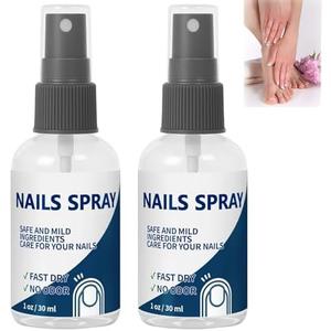 Nail Spray, Toe Nail Care Treatment Spray, Keeps Feet Fresh & Dry All Day for All Nail Types, 2 PCS