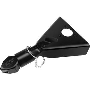 2" A-Frame Trailer Coupler,Fits 2-Inch Hitch Ball, Capacity 7000LBS, for Towing RV, Boat, Camper (Black)