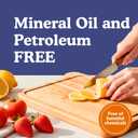 Non Toxic Cutting Boards - Cutting Board Set Free of Mineral Oil, Made of FSC Acacia Wood - Cutting Boards for Kitchen - Includes 3 Chopping Boards. By Ziruma