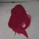FantaLook Long Straight Hot Pink Cosplay Wig with 2 Ponytails for Women Halloween Party Costume
