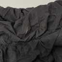 PRETTYGARDEN Women's Fall Off The Shoulder Maxi Dress Spring Long Sleeve Ruched Fitted Bodycon Club Dresses with Slit, Black, Small