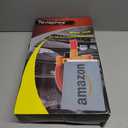 Tevlaphee Universal Wheel Lock Heavy Duty Security Trailer Wheel Lock Anti Theft Wheel Locks for Cars SUV Camper Motorcycle Trailer Great Deterrent Bright Color with 3 Keys (Red-Yellow)