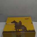 IUV Cowboy Boots For Men Western Boot Durable Fashionable Retro Classic Embroidered Pull On Slip Resistant Boots, Size 10