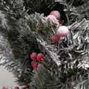 3ft Tabletop Pre-lit Mini Christmas Tree with LED Lights and Pine Cones, Artificial Tree for Table/Desk Decoration