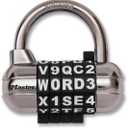 Master Lock - Alpha Dial Lock/Combination, 2-1/2", Chrome/Black Color Dial, Sold as 1 Each, MLK 1534DBLK