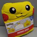Pokemon Anime Kids Super Soft Bath/Pool/Beach Soft Cotton Terry Hooded Towel Wrap, 24 in x 50 in, (Official Licensed Product) By Franco