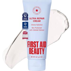 First Aid Beauty Ultra Repair Cream, Face Body Barrier Repair Moisturizer