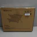 SPOPSOOD Bamboo Dish Drying Rack, Collapsible 2-Tier Dish Drainer Kitchen Plate Rack for Kitchen Countertop Foldable