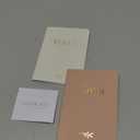 ZICOTO Elegant Vow Books With Gold Foil Lettering For Your Wedding - Perfectly Sized Vow Books With Plenty Of Pages To Write Whatever is on Your Heart - A Beautiful Addition For The Wedding Day