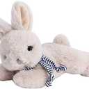 DILLY DUDU Beige Bunny Rabbit Stuffed Animal Plush Toy Best Gifts 6-Inch