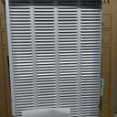Fits 16x25 Duct Opening | Steel Return Air Filter Grille by Handua [Removable Door] for 1-inch Filters | Vent Cover Grill | White | HVAC Cold Air Intake Grille | Out Dim: 18 5/8"W X 27 5/8"H