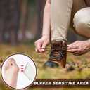 Jecery 1/4" x 6" x 2.5 Yard Adhesive Felt Padding Felt Adhesive Roll Orthopedic Part for Wound Cushioning, 1 Roll(White)