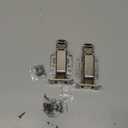 170 Degree Hinges Frameless Cabinet Door Hinges Hidden Hydraulic Adjustable Mounting Hinges Soft Closing Stainless Steel Buffer Damping Wardrobe, 1 Pair (Full Coverage) (1 Pair) (High angle hinge)