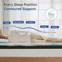 Firm to Extra Firm Mattress Topper Twin Size 3 Inch, Pain Relieving Foam Bed Topper for Extra Support, Gel Memory Foam&High-Density Foam Mattress Pad, CertiPUR-US Certified
