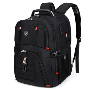 SHRRADOO Extra Large 50L Travel Laptop Backpack with USB Charging Port, College High School Backpack Airline Approved Business Work Bag Fits 17 Inch Computer for Men Women