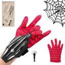 Spider Web Shooter Silk Launcher Spider Fidget Toys Wrist Toy Cheap Cool Stuff Gadgets String Gloves Shooters Fun Amazing hot Toys for Kids Boys Children Teens Gift for Age 8-12 13 Years Old (6.70in)