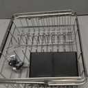 JASIWAY Dish Drying Rack in Sink, Expandable Stainless Steel Dish Drainer for Kitchen Sink, Dish Strainer Rack, Retractable Over Sink Dish Rack with Utensil Holder, 13.4''~16.9''D x 11.8''W, Silver