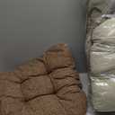 AddGrace Chair Cushions for Dining Chairs Set of 4 Kitchen Seat Cushions with Ties and Non Slip Backing Tufted Indoor Seat Pad for Kitchen Dining Room 18" x 17" x 3" Coffee