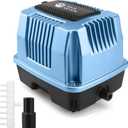 AquaMiracle Super Powerful Linear Air Pump AP-40/AP-60/AP-80 Pond Aerator, Septic Air Pump, Hydroponic Air Pump, Koi Pond Air Pump 635/950/1350GPH, for Waste Treatment, Fish Farm, Seafood Restaurant