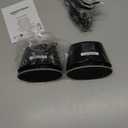 Amazon Basics Stereo 2.0 Speakers for PC or Laptop with Volume Control, 3.5mm Aux Input, USB-Powered, 1 Pair, Black