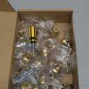 Ravinte 25 Pack Gold Cabinet Hardware Zinc Cabinet Door Knobs Drawer Knobs Kitchen Cabinet Knobs Gold Dresser Drawer Handles Brushed Brass Drawer Pulls