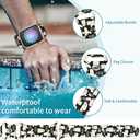 Band Compatible with iWatch Band 38/40/41mm for Women Men Sport Replacement Smartwatch Wrist Strap for iWatch Ultra2/1 SE Series 10 9 8 7 6 5 4 3 2 1 - Halloween Ghost