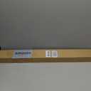LazBlinds Cordless White 1" Room Darkening Vinyl Mini Blinds, 40" W X 64" H Horizontal Window Blinds for Home, Cordless Shades for Indoor Windows
