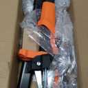 Weed Puller Tool - Stand Up Weed Puller with 4-Claw Steel Head, 39" Retractable Handle & Easy-Eject Mechanism for Dandelions, Clover & More, No Bending or Kneeling - Orange