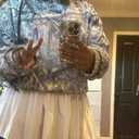 Vhitler Oversized Leopard Print Hoodie Cheetah Print Streetwear 2000s Pullover Sweatshirt Hooded Y2k Graphic Hoodies (XXL)