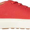 Amazon Essentials Women's Comfortable Lace Up Sneakers (7.5, Red)