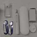 Oral-B iO Deep Clean Rechargeable Electric Powered Toothbrush, White with iO Series 3 Limited, 2 Brush Heads and Travel Case - Pressure Sensor to Protect Gums - 3 Cleaning Settings - 2 Minute Timer (1 Count (Pack of 1))