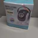 Joyfuture Automatic Bubble Machine, Black Bubbles Blower for Kids, Toddlers - 360 Rotation, 75 Adjustment, with LED Light - Gifts for Boys, Girls, Outdoor, Birthday, Party